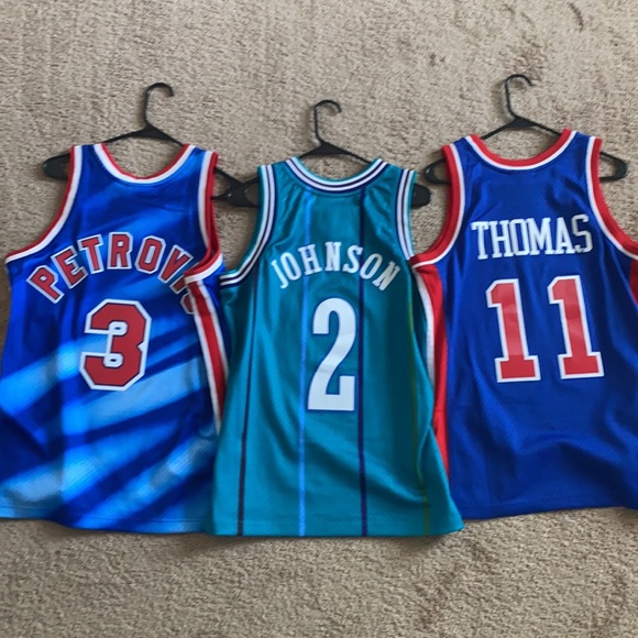 Men’s size Medium Mitchell and Ness jerseys bundle - Picture 2 of 2